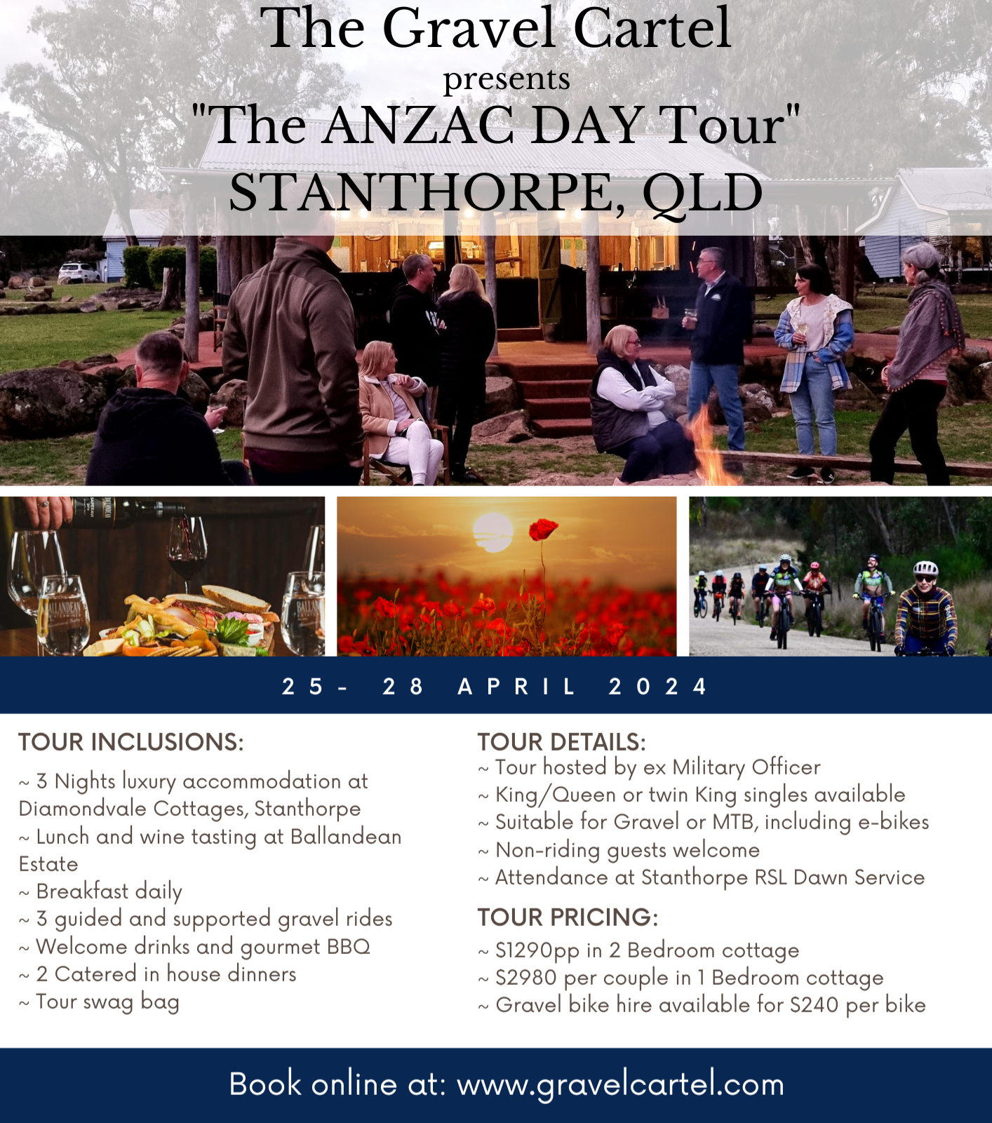 ANZAC Day Tour 2024 - Stanthorpe