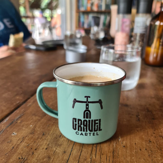 Gravel Cartel Enamel Mug