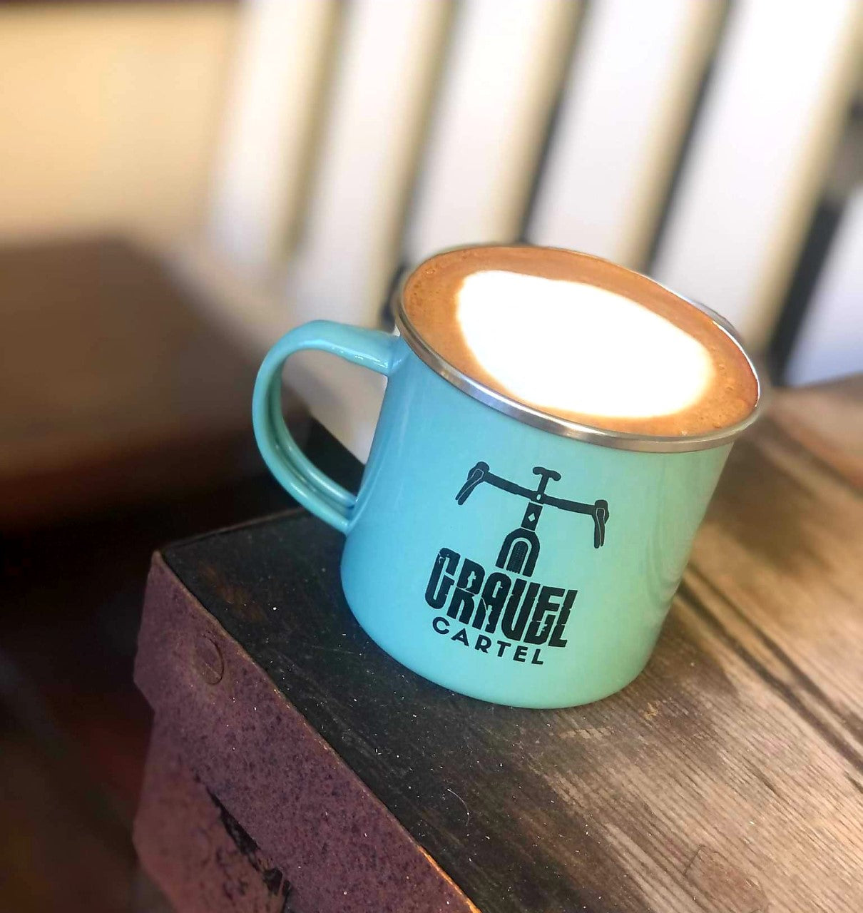 Gravel Cartel Enamel Mug