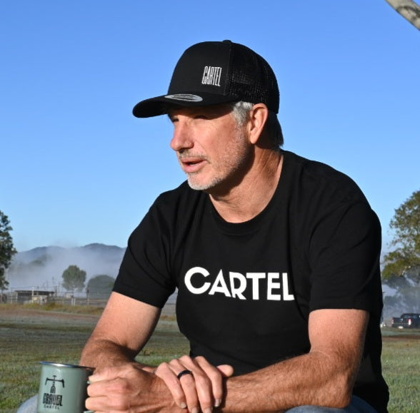 Gravel Cartel | Classic Tee (large logo)