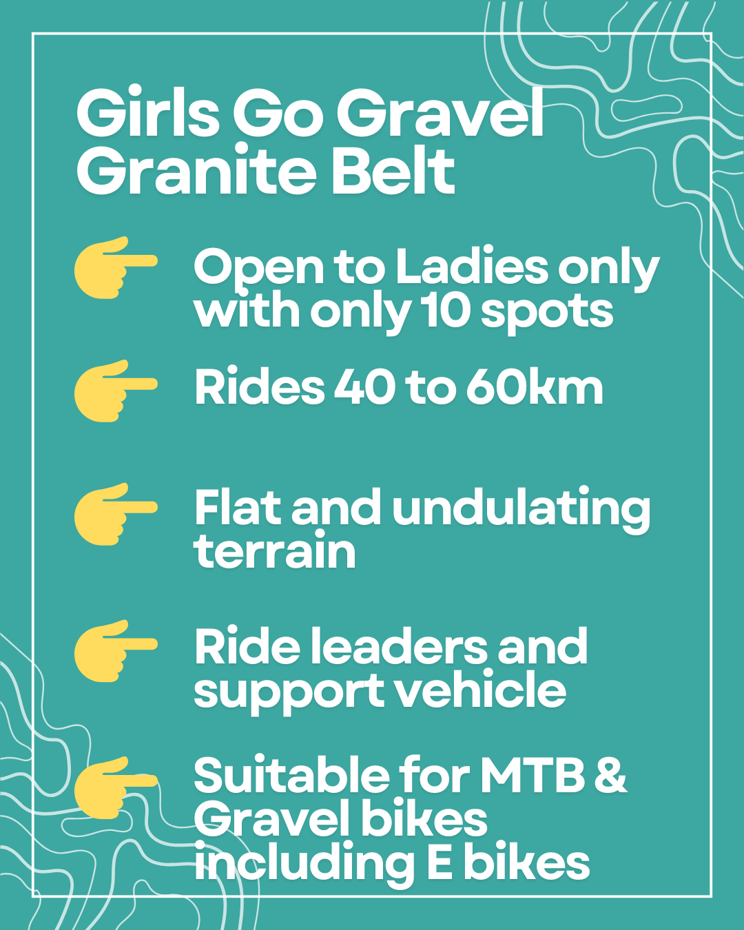 Girls Go Gravel - Granite Belt