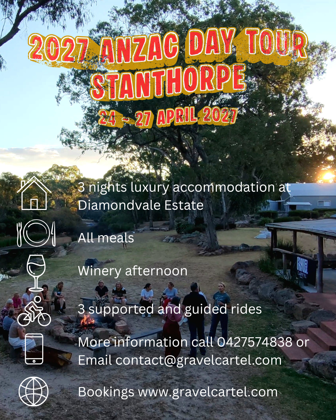 2027 ANZAC DAY TOUR - STANTHORPE