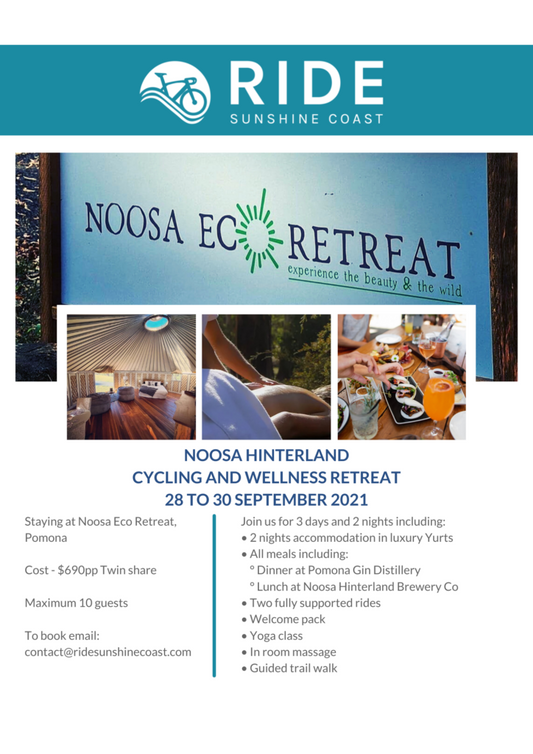 Cycling and Wellness Retreat - Noosa - September 2021