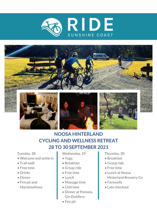 Cycling and Wellness Retreat - Noosa - September 2021