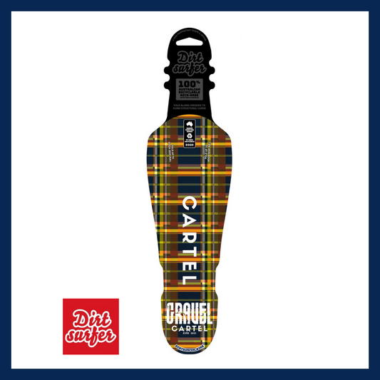 Gravel Cartel Dirtsurfer Mudguard (Plaid)