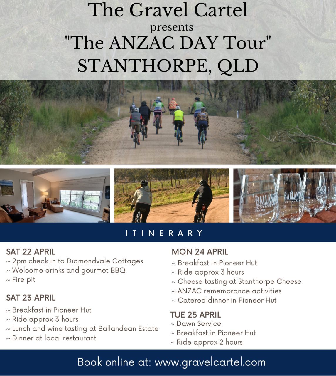 ANZAC Day Tour 2023 - Stanthorpe