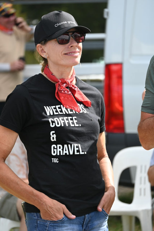 Weekends. Coffee. & Gravel. T shirts
